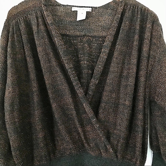 Nanette Lepour Metallic Sweater - Picture 1 of 7